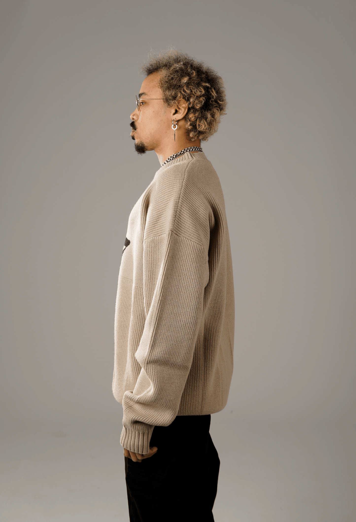 777 KNIT SWEATER ARMY