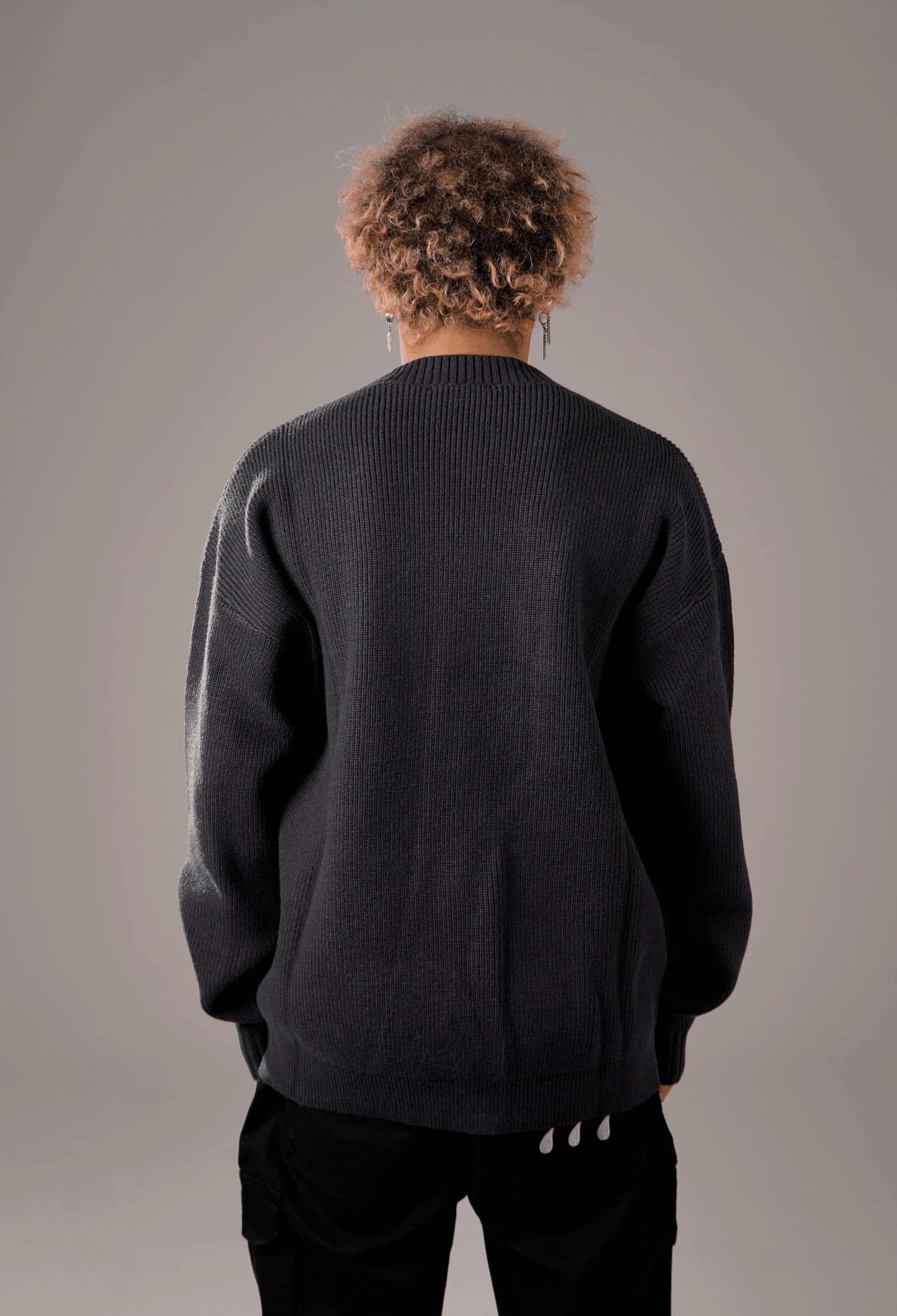 777 KNIT SWEATER DARKGREY