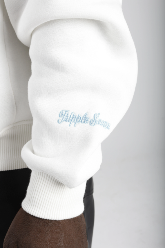 777 Hoodie white