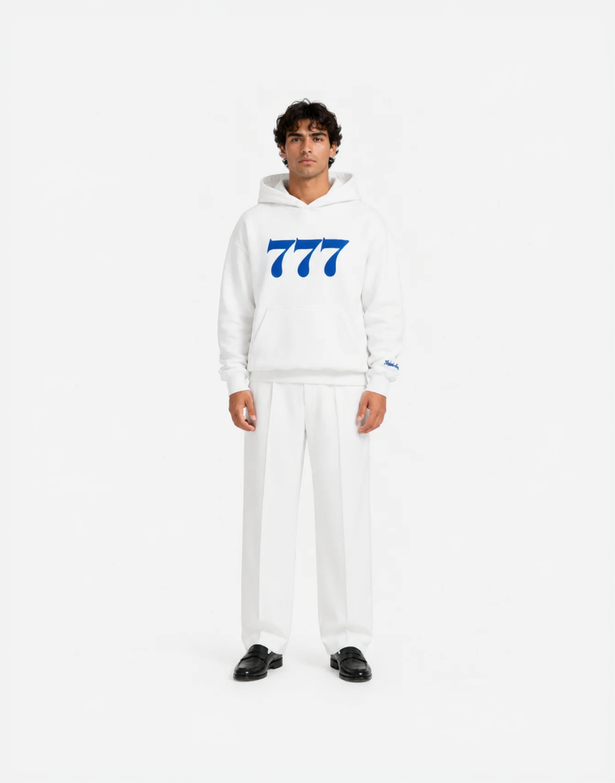 777 BLUEWHITE Hoodie