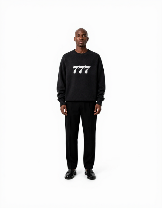 777 KNIT SWEATER DARKGREY