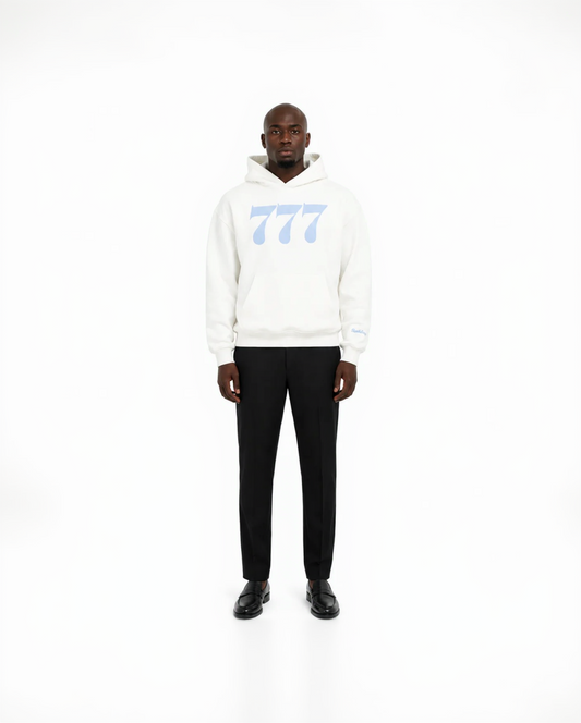 777 Hoodie white